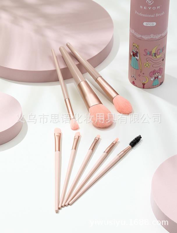 8支化妆刷套装全套散粉腮红眼影眉刷唇刷口红刷初学者化妆便携详情16