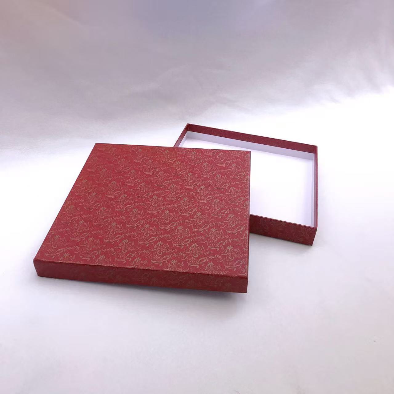Silk scarf box, scarf packaging box manufacturer direct sales, top and bottom cover paper box, simple empty gift box wholesale pic 9