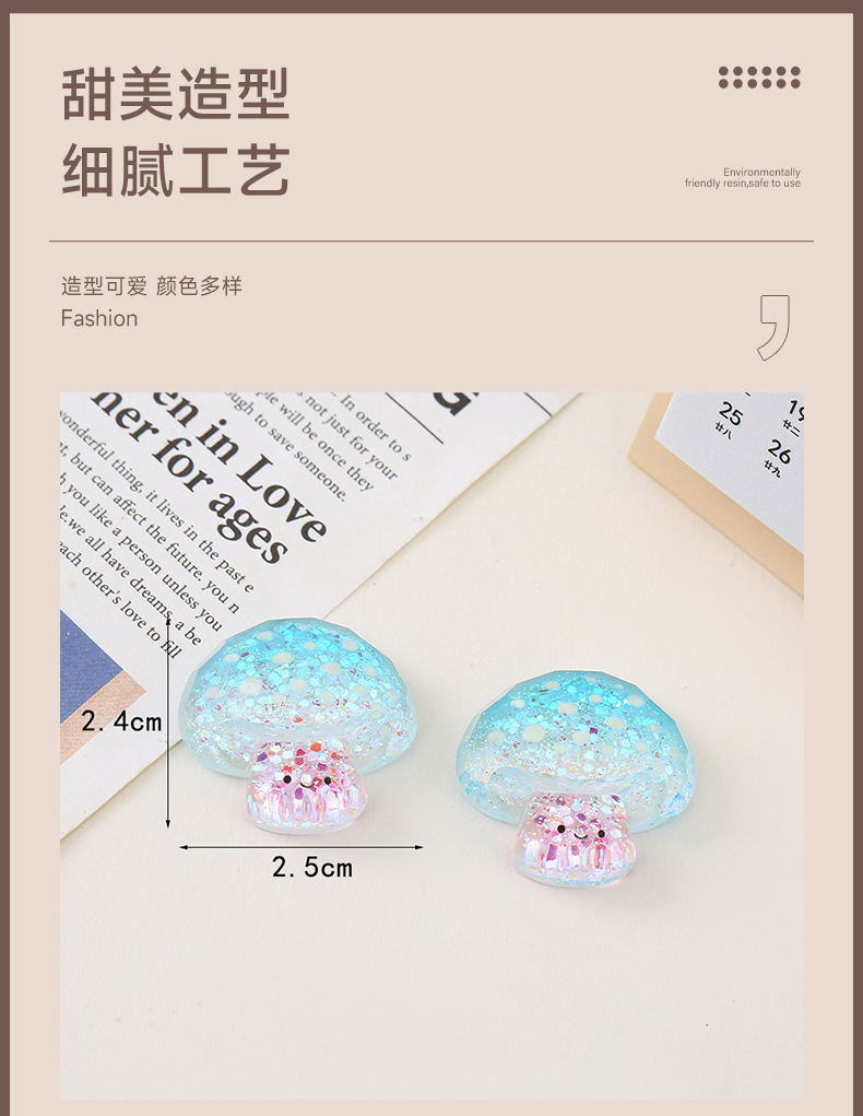 New summer watermelon and strawberry fruit epoxy resin AB glue jewelry accessories, diy phone cases, hair clips, hair ties, water cup decorations pic 7