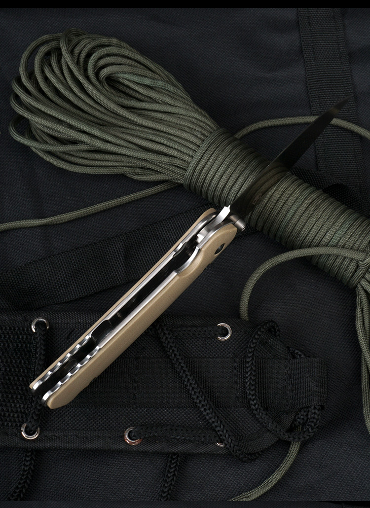 Outdoor folding knife D2 steel knife G10 handle in stock, 1-piece consignment on AliExpress pic 13