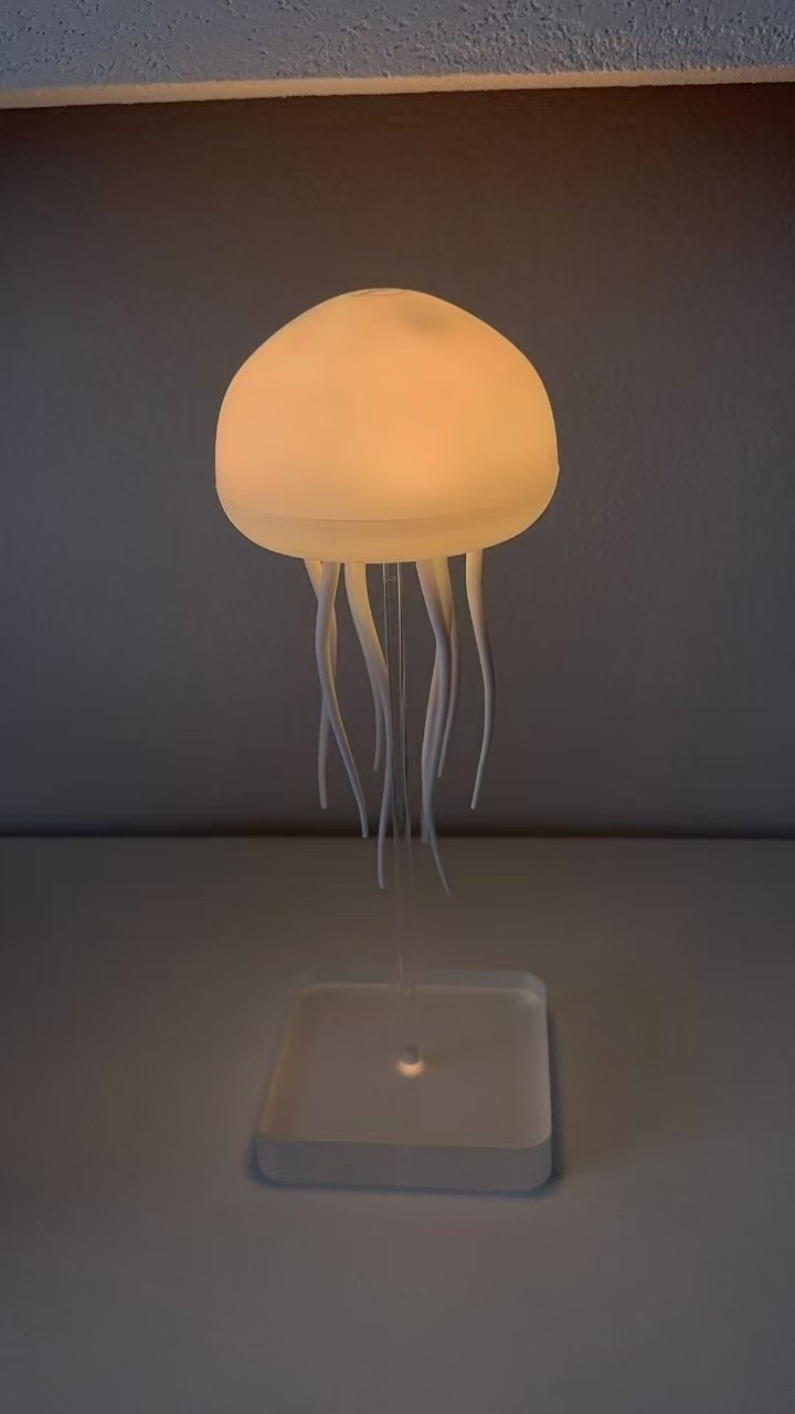 New creative intelligent voice-controlled jellyfish lamp, floating colorful atmosphere lamp, hanging lamp, bedroom bedside decoration, night light pic 22