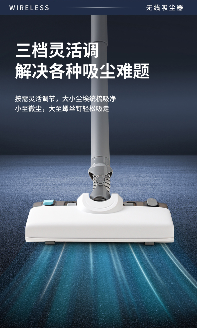 跨境无线吸尘器家用大吸力除螨显尘吸拖一体轻便手持式吸尘拖地机详情10
