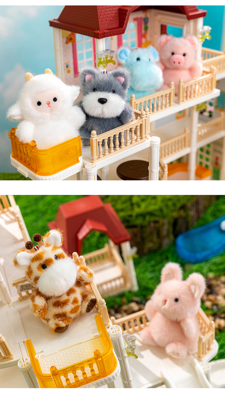 Plush toy pendants, Little Bean series mini dolls, soothing and stress-relieving figurines, trendy wholesale bags and pendants pic 20