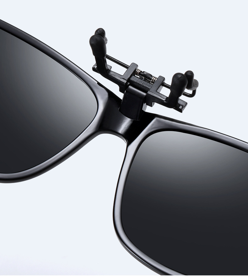 偏光太阳镜夹片翻式夹片 近视驾驶墨镜TR90男女夜视镜片 3019详情17