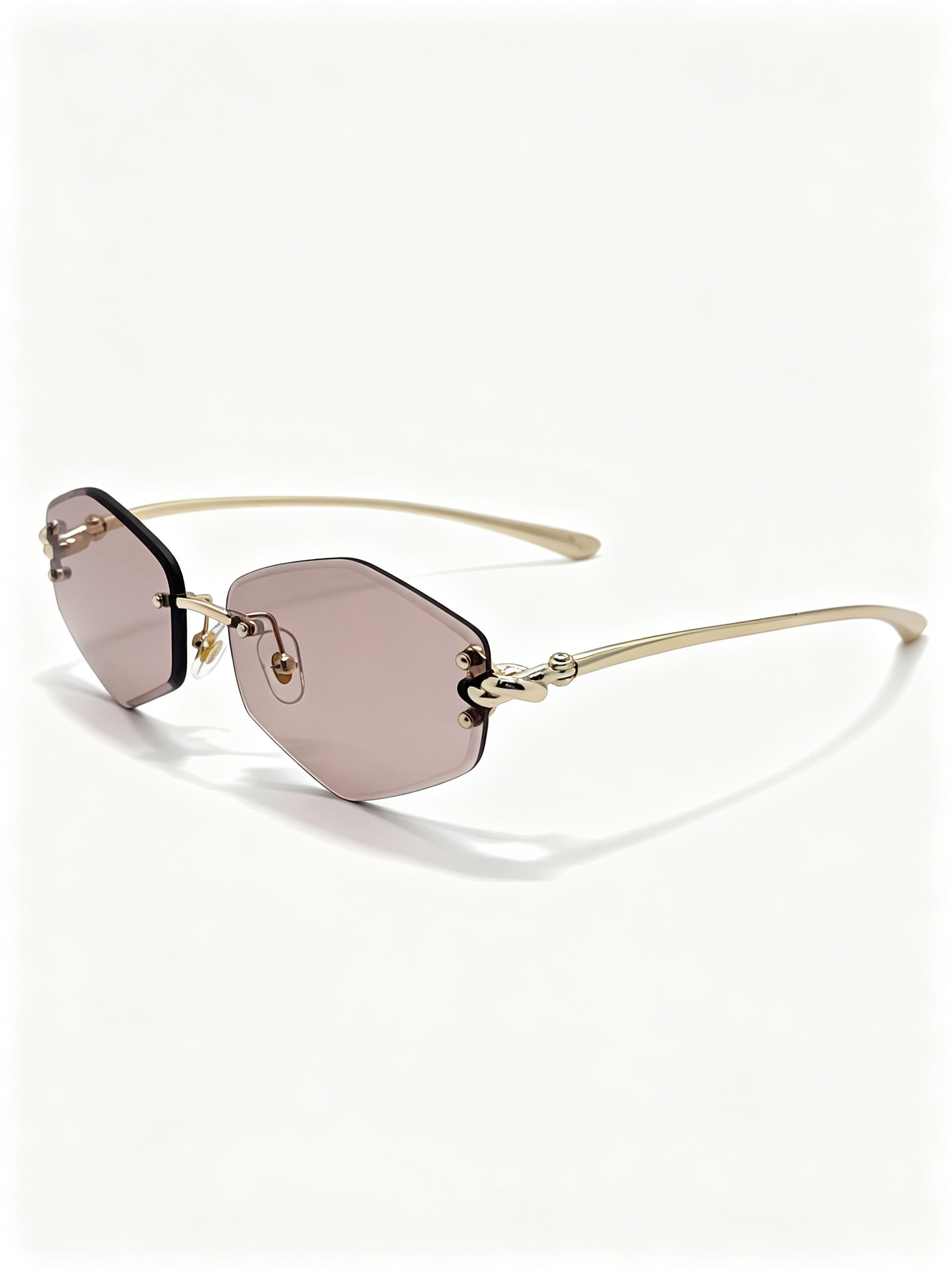 Fashionable polygonal sunglasses for women and men, polarized sunglasses with prescription, trendy and versatile eyewear accessories pic 7