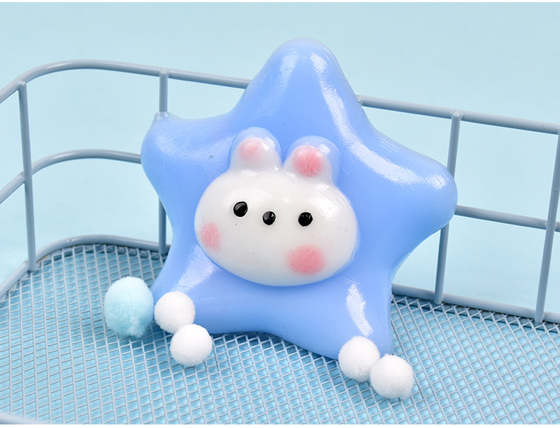 The super soft and wet star rabbit is a popular online celebrity. It has a mud texture and is a stress-relieving toy that is selling well in the toy factory pic 7
