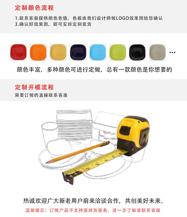 密胺小碗白色仿瓷塑料碗商用自助快餐火锅店餐具调味碗粥饭碗汤碗详情3