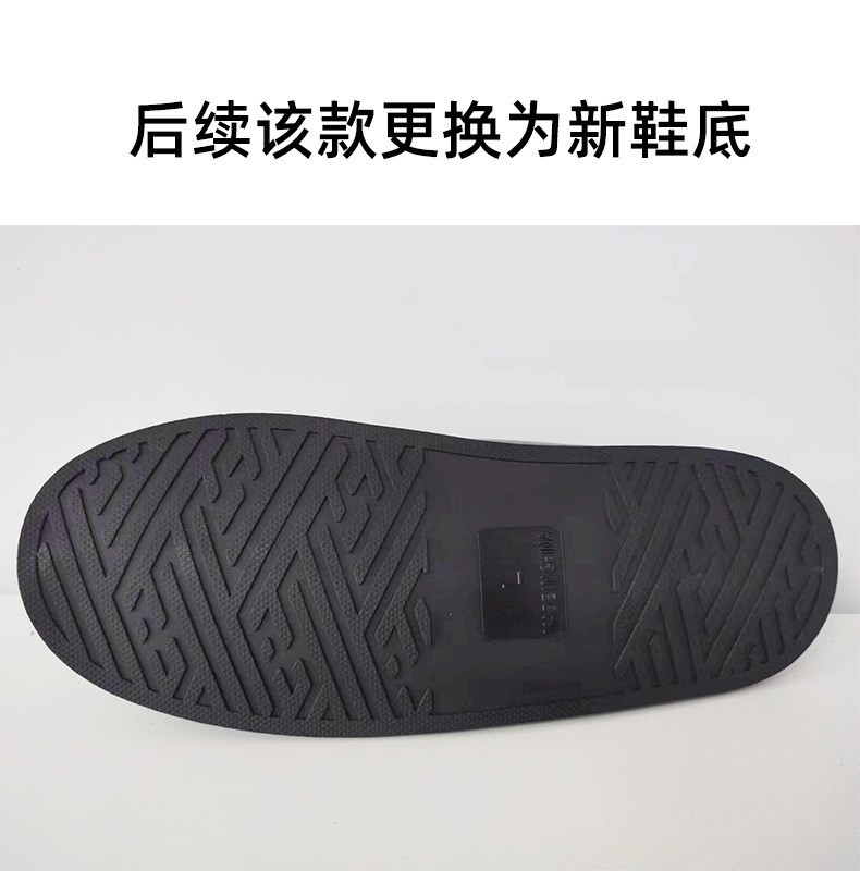 批发雨鞋套反复使用耐磨防水长筒雨天加厚户外骑行高筒女男防滑详情7