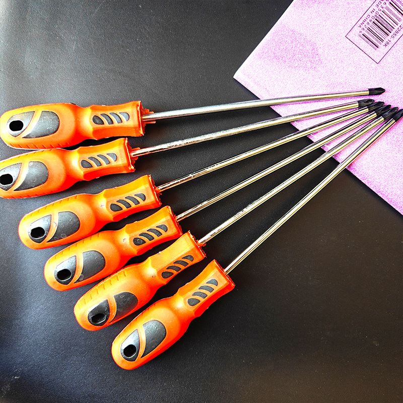 【 Packaging Area 】 8-inch Red hand grenade cross-head screwdriver 12 per box 240 per piece 8-inch red hand grenade cross-head screwdriver Plum Blossom screwdriver plastic anti-slip handle hardware store screwdriver 2 yuan wholesale pic 5