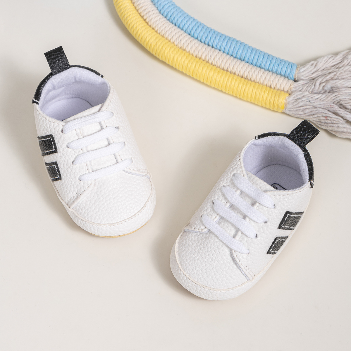 2025春夏新款白色婴儿休闲鞋男宝宝鞋软底学步鞋baby shoes详情3