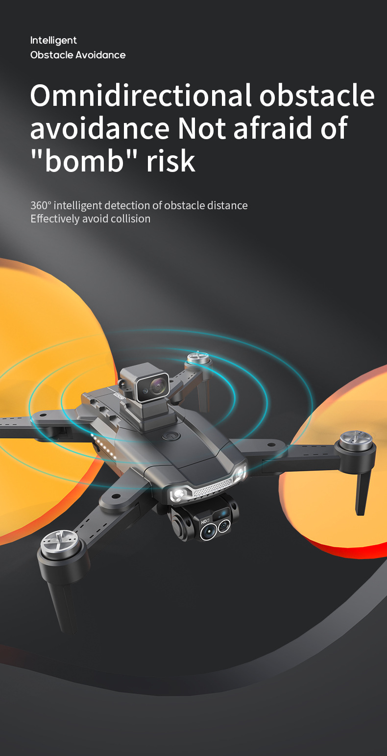 Cross-border new product J5 Drone brushless GPS positioning high-definition aerial photography obstacle avoidance four-axis remote control aircraft toy gift box pic 29