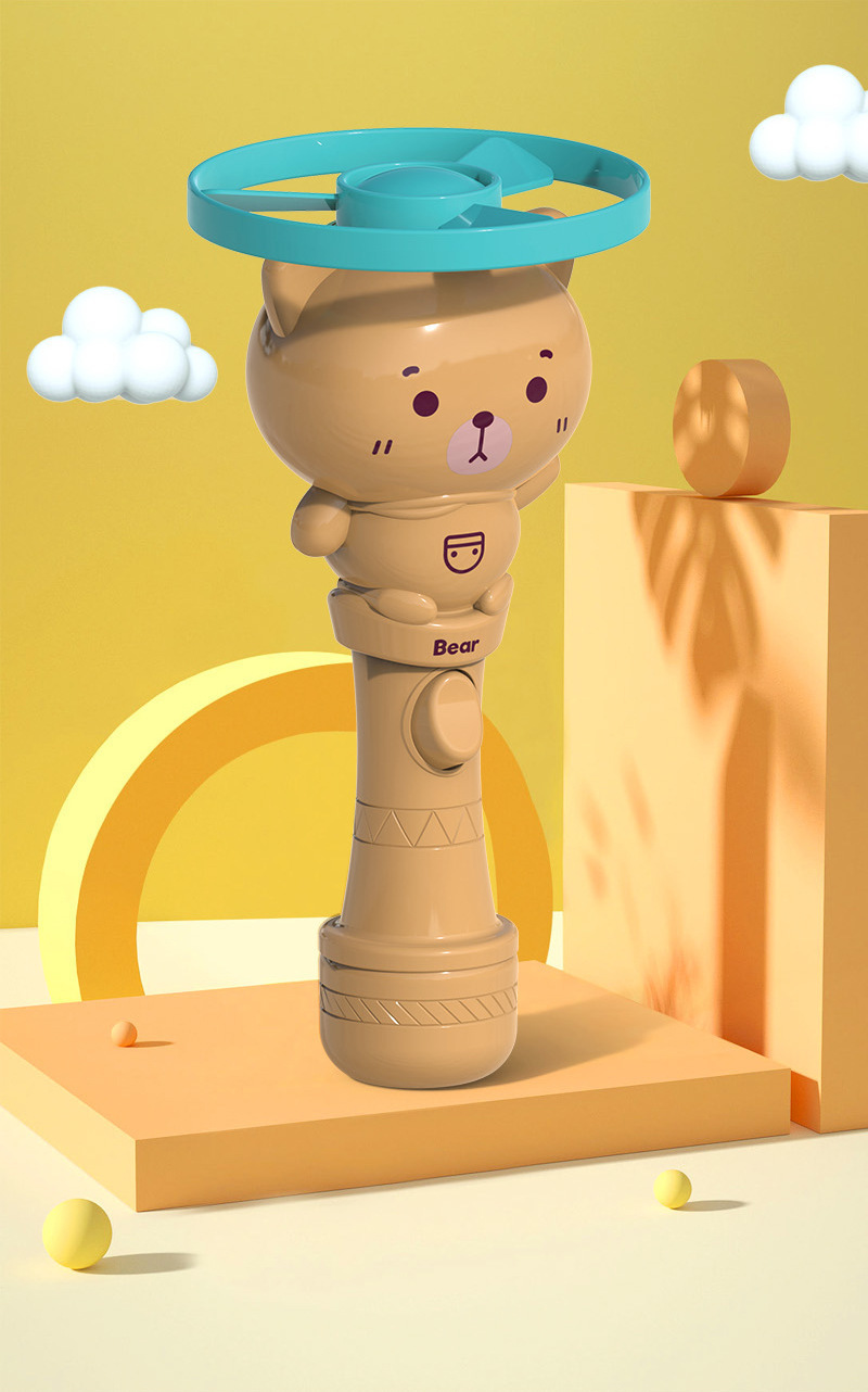 抖音爆款儿童户外飞天竹蜻蜓网红玩具弹射飞碟枪飞盘旋转发光陀螺详情22