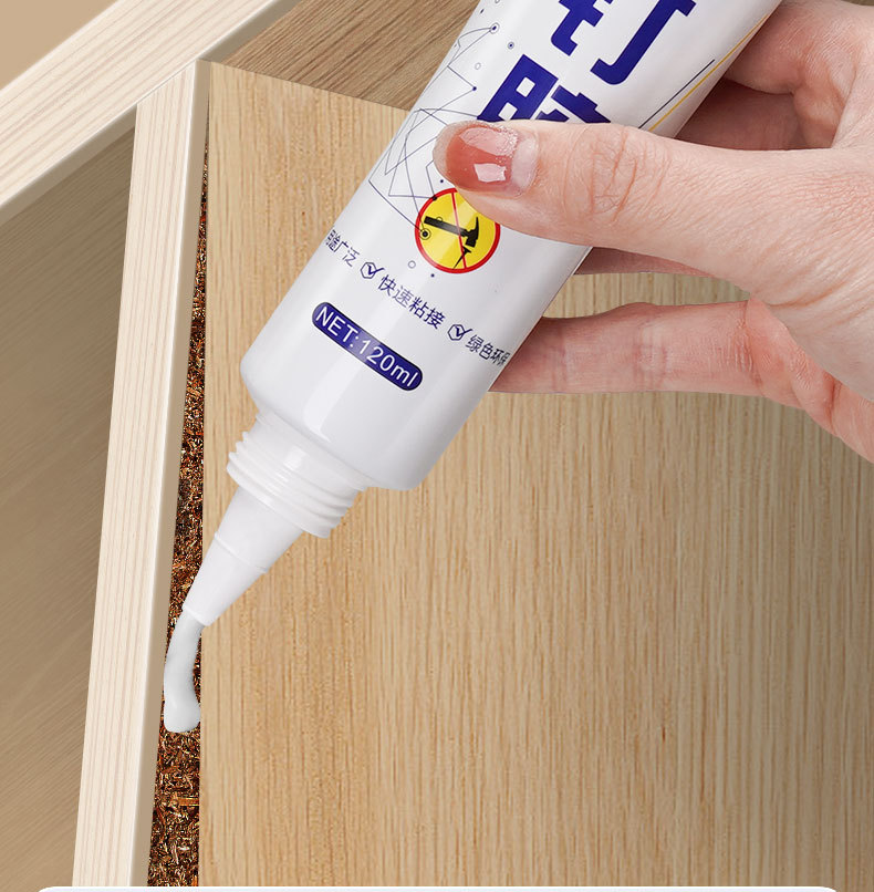 Nail-free glued wood head edge banding special glue for repairing cracks in rosewood furniture, a powerful universal solid glue for repair pic 2