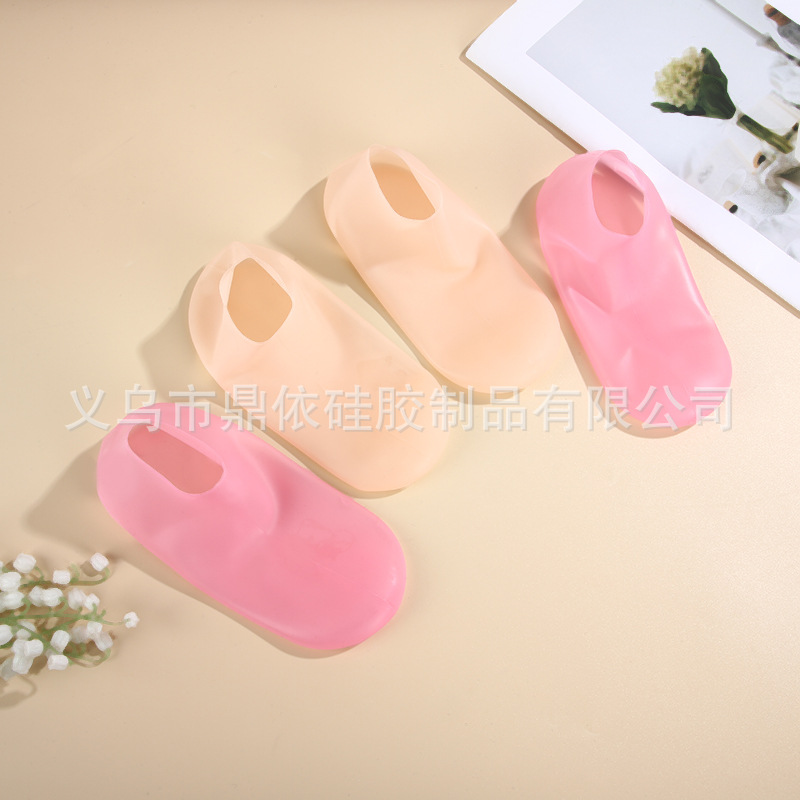 跨境硅胶袜子防干裂袜套硅胶足套足膜脚膜嫩肤硅胶套软化老茧角质详情14