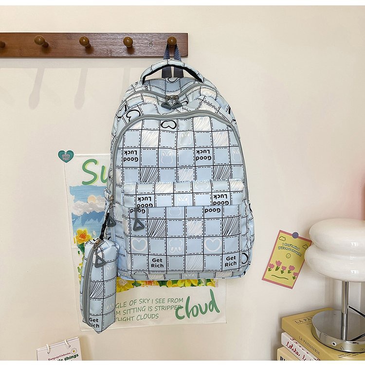 New style schoolbag for girls, Korean-style workwear backpack, ins Japanese style backpack for junior high school, high school and college students pic 3