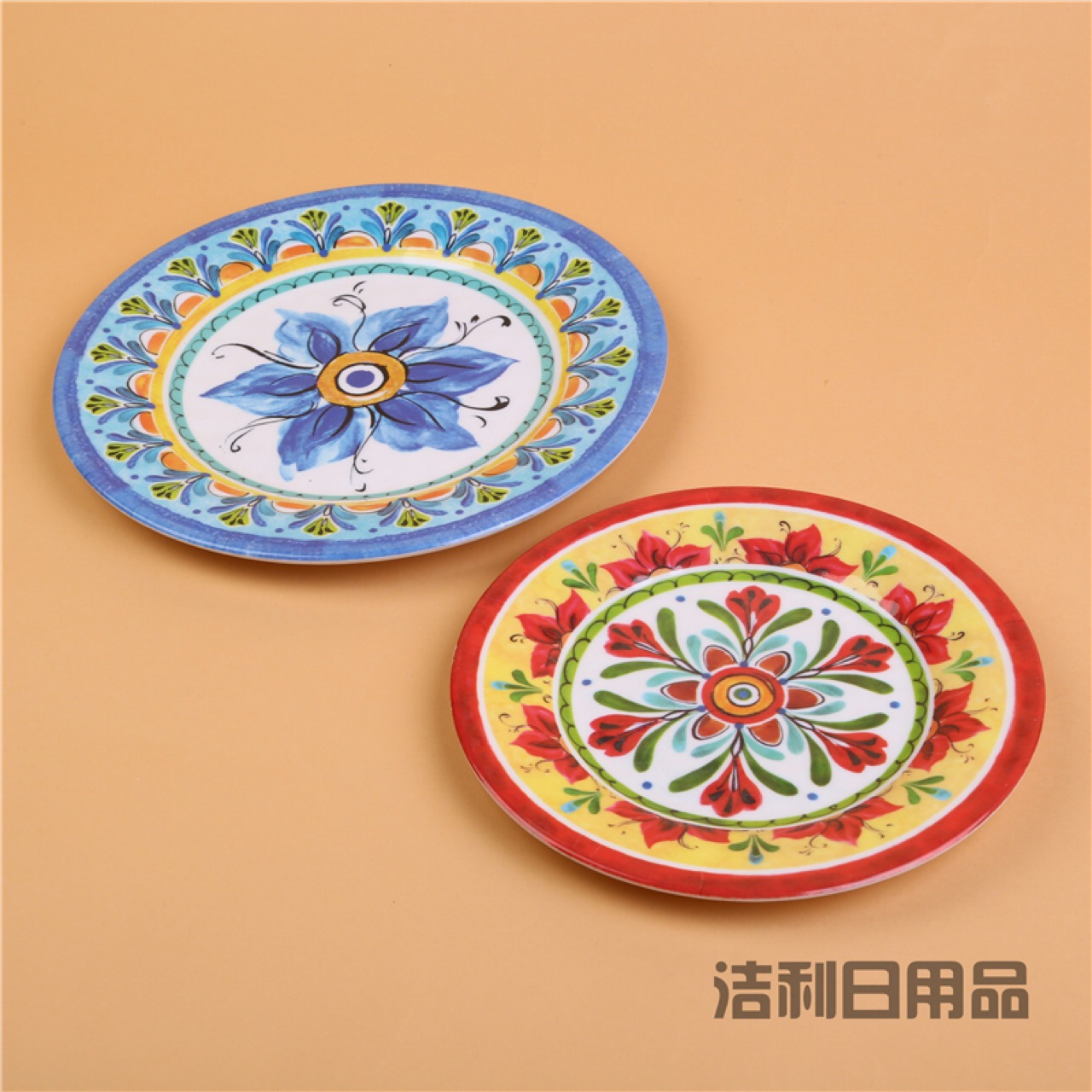 密胺餐具 耐摔 密胺盘 密胺碗 防瓷耐摔 厨房用品 花色混装详情2