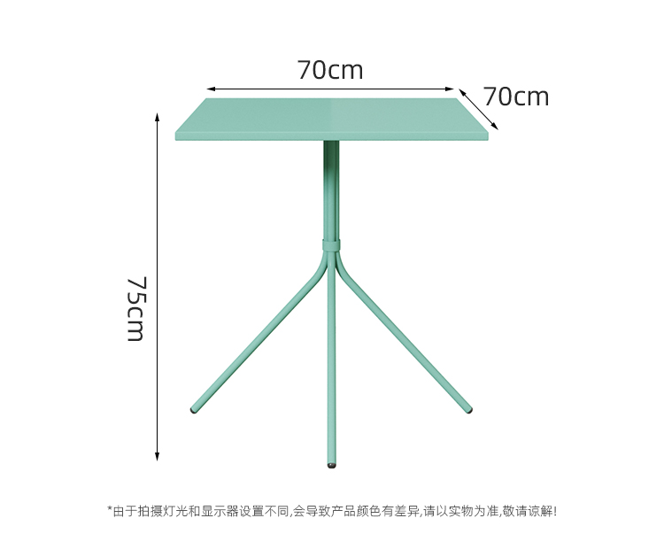 户外桌椅庭院网红奶茶店铁艺休闲椅咖啡厅室外花园阳台露台小圆桌详情23