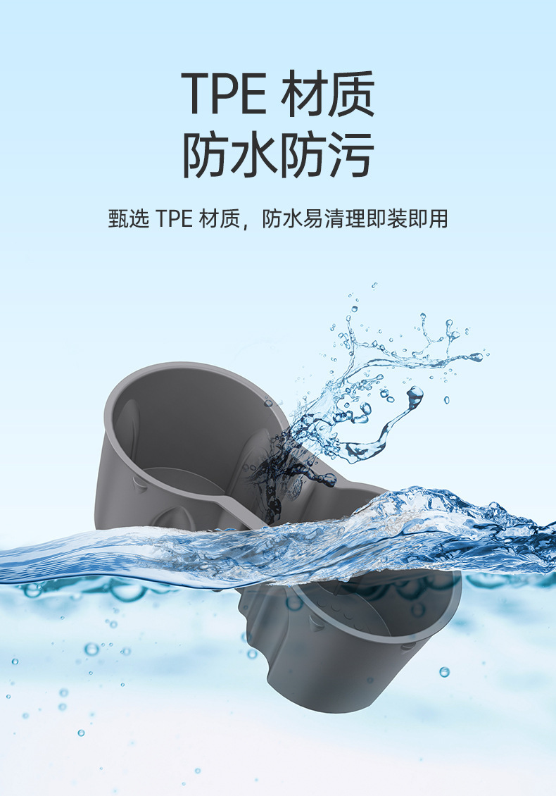 适用于特斯拉model3水杯架modelY饮料架水杯限位器固定器详情7