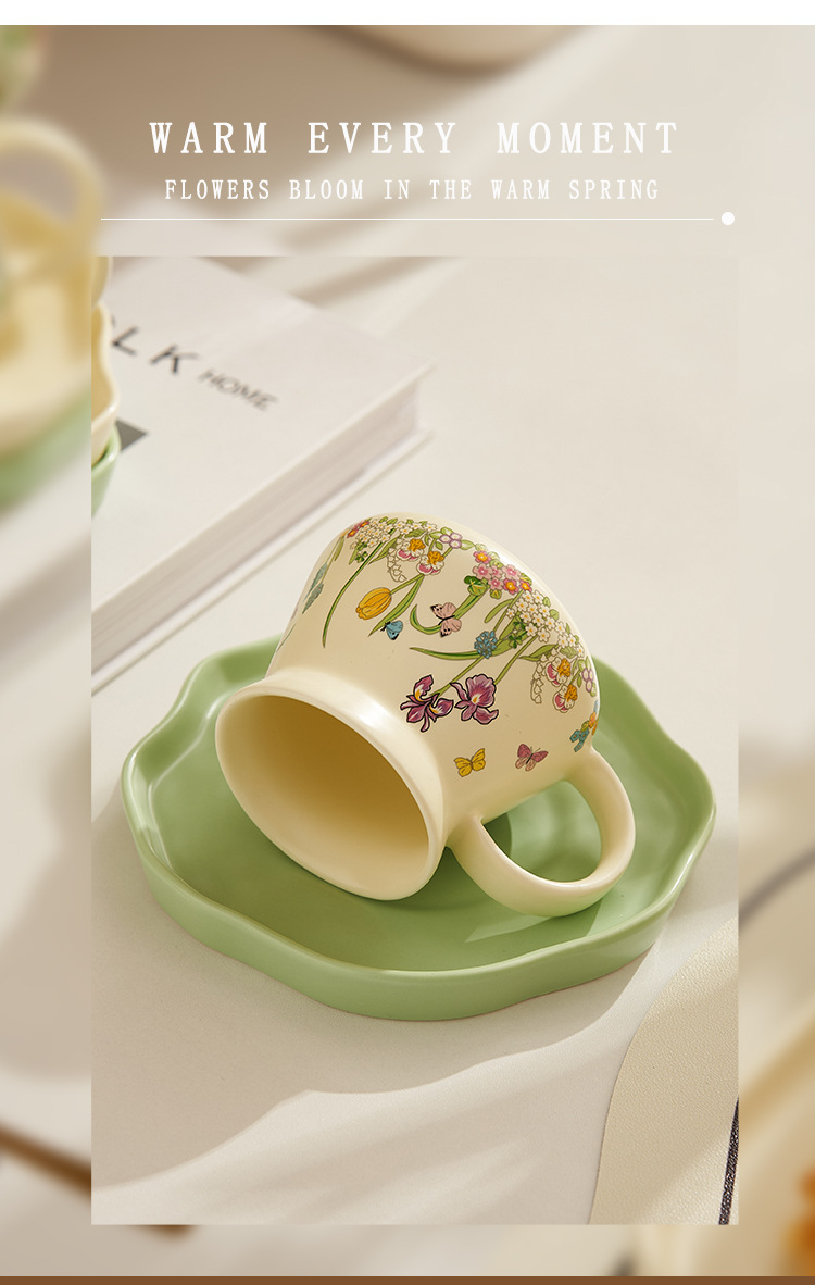 ins tea set gift box packaging, country-style cute home cup and plate set, high appearance level souvenir gift for girls pic 12
