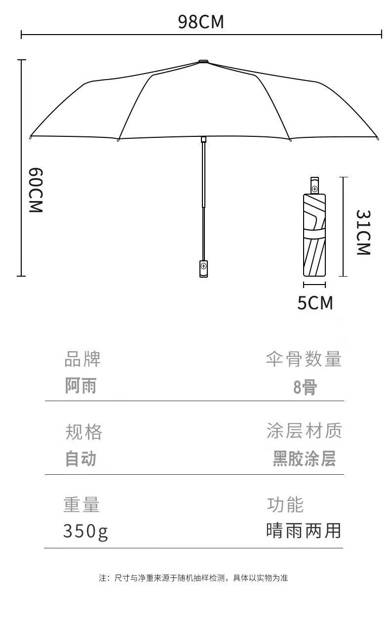 全自动折叠雨伞12骨男大号双人女晴雨两用遮阳防太阳伞广告伞详情27