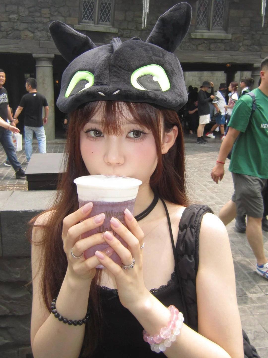 网红同款搞怪无牙仔帽子女秋冬卡通可爱情侣拍照头套成人贝雷帽详情14