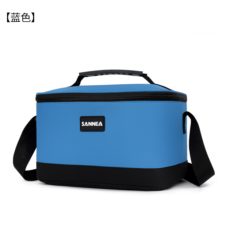 Wholesale aluminum foil lunch bags, waterproof ice packs, hand-held lunch box bags, thickened striped bento bags, insulated bags, cross-border pic 35