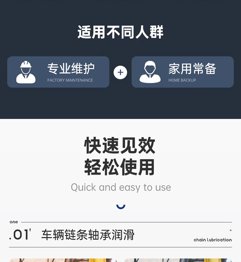 链条润滑剂除锈剂防锈润滑油剂金属强力清洁剂防锈除锈润滑剂批发详情5
