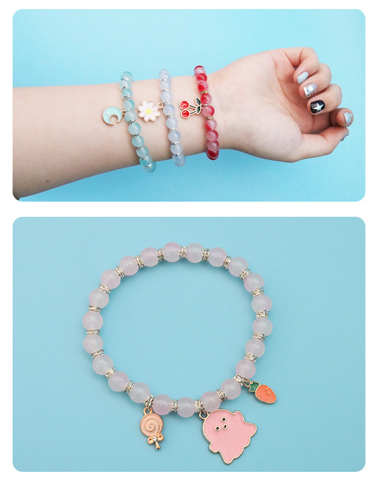 玩具串珠儿童手工diy散珠材料包 女孩手链琉璃珠手串项链益智玩具详情10