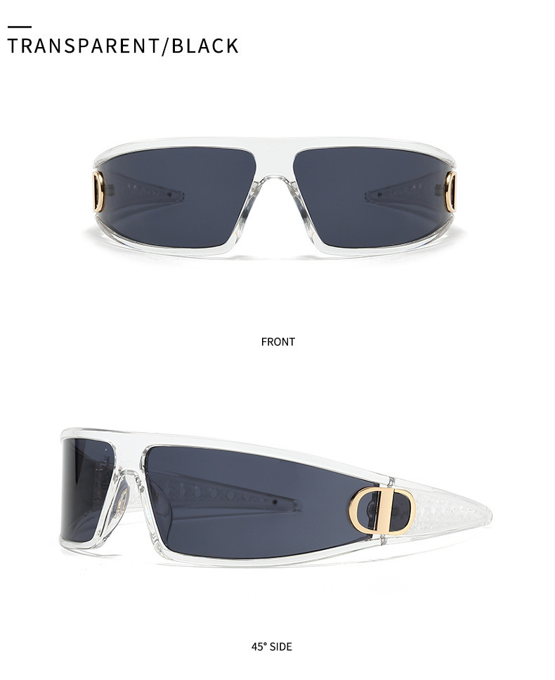 【现货批发】新款CD发箍墨镜二合一时尚未来科技感太阳镜黑色高级详情12