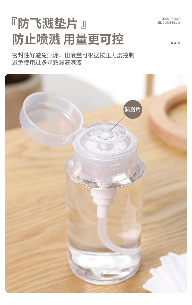 Squeeze out the bottles of travel-sized hand cream, shampoo, body wash, travel-sized skin care cosmetics and facial cleanser pic 5