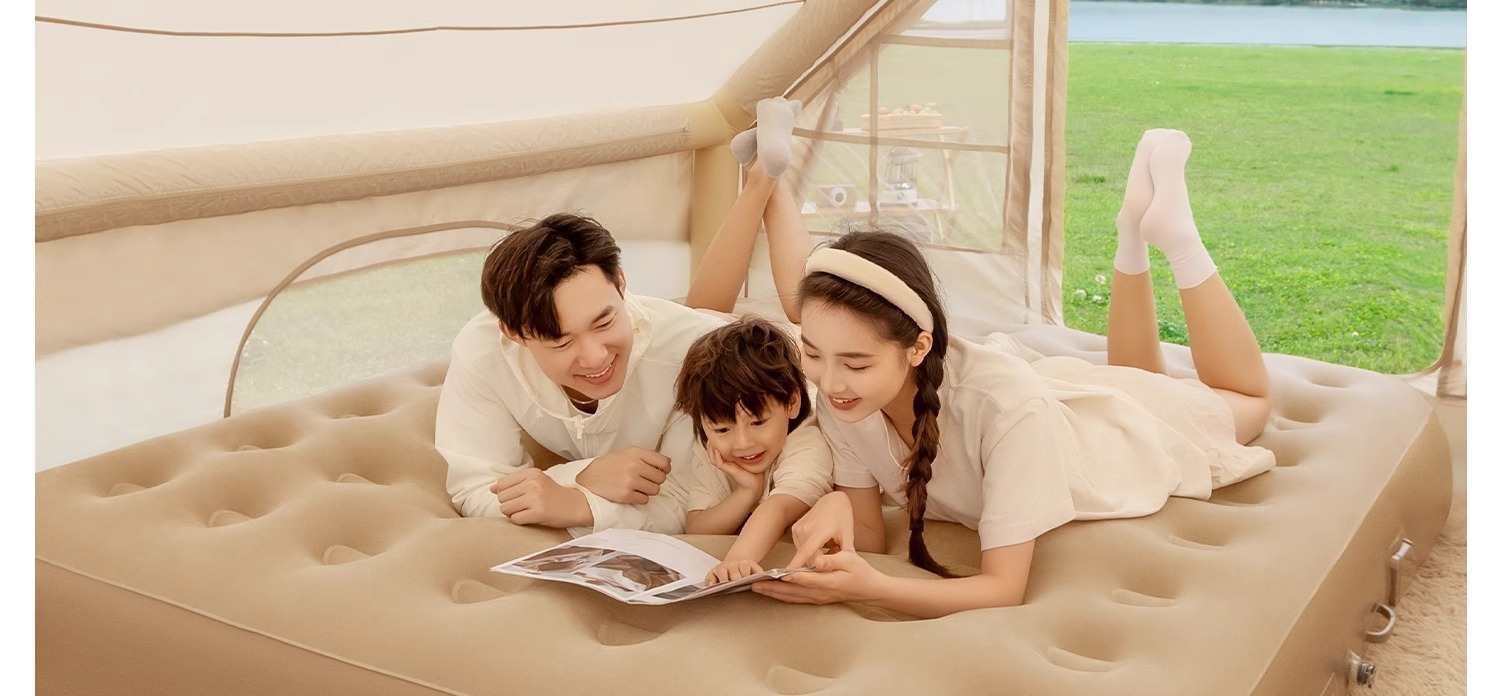 充气床垫户外露营野营帐篷睡垫打地铺家用新款自动便携加厚气垫床详情29