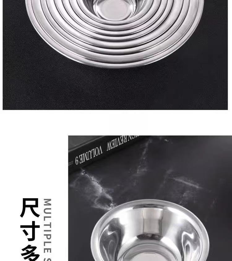 Stainless steel ladle, stainless steel soup bowl, soup basin, small bowl, seasoning basin, kitchen, hotel, restaurant, restaurant seasoning bowl, ladle pic 8