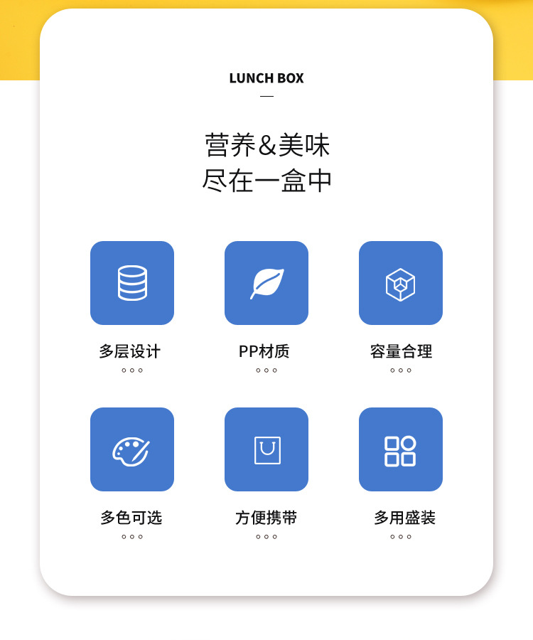 INS创意趣味积木饭盒 学生上班族可微波炉午餐盒春游野餐沙拉盒详情2
