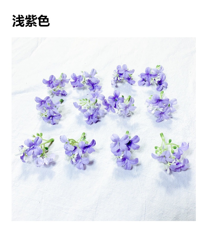 九里香仿真花桂花花头园林造景DIY丁香花绢布头饰配件厂家直供办公文化仿真枝叶树详情7