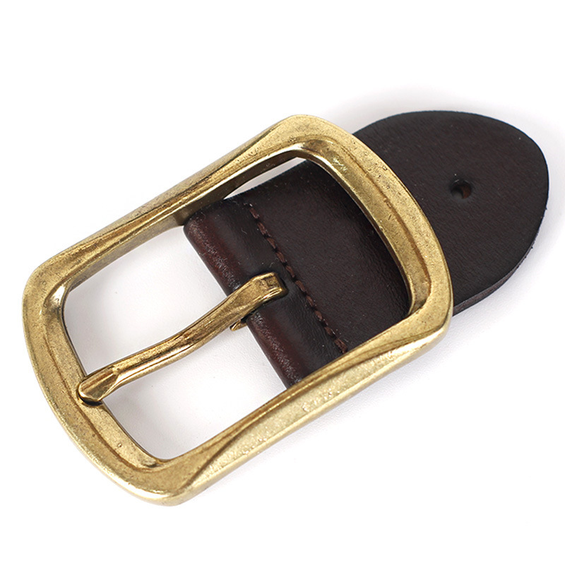 活动款纯黄铜扣头3.8cm实心铜扣子腰带配件服装配饰腰带腰链腰封用详情9