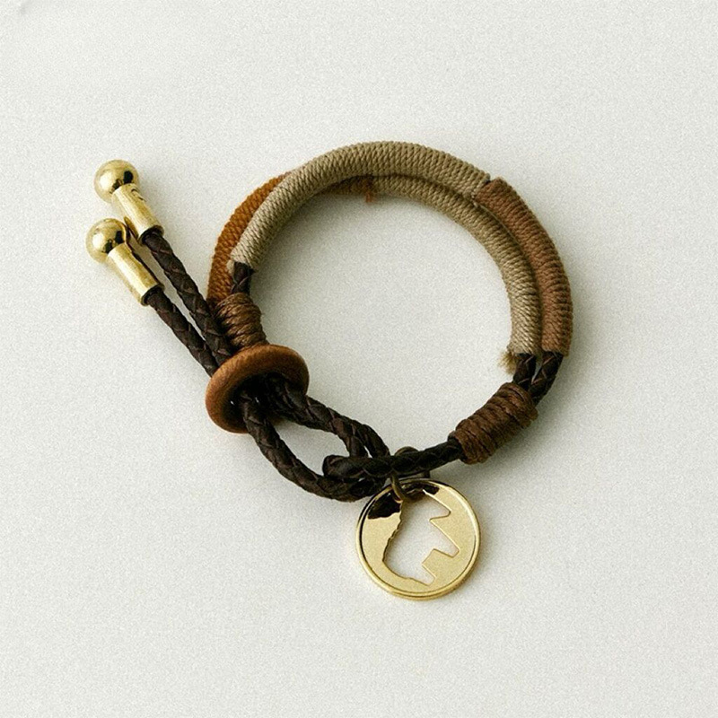 小马画像硬币象牙果木原片手工编织手链木马雕塑钥匙链包挂手环女详情2