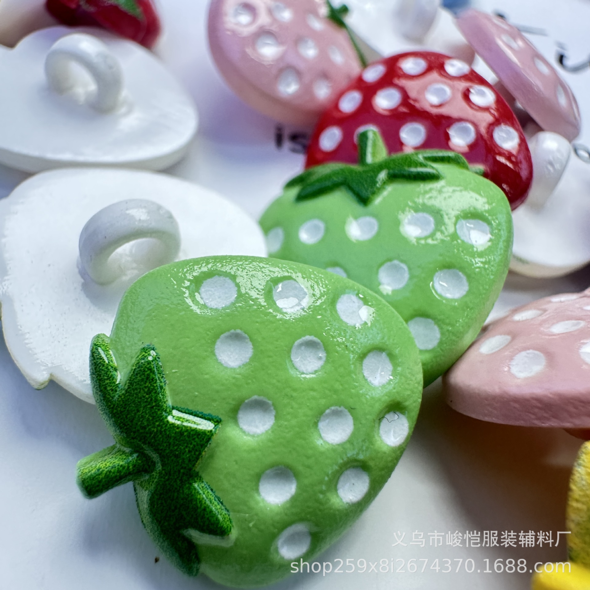 diy resin accessories for watermelon, strawberry, pineapple and apple, fruit slices, hair accessories, hair clips, cream glue, oiling and colorful buttons pic 10