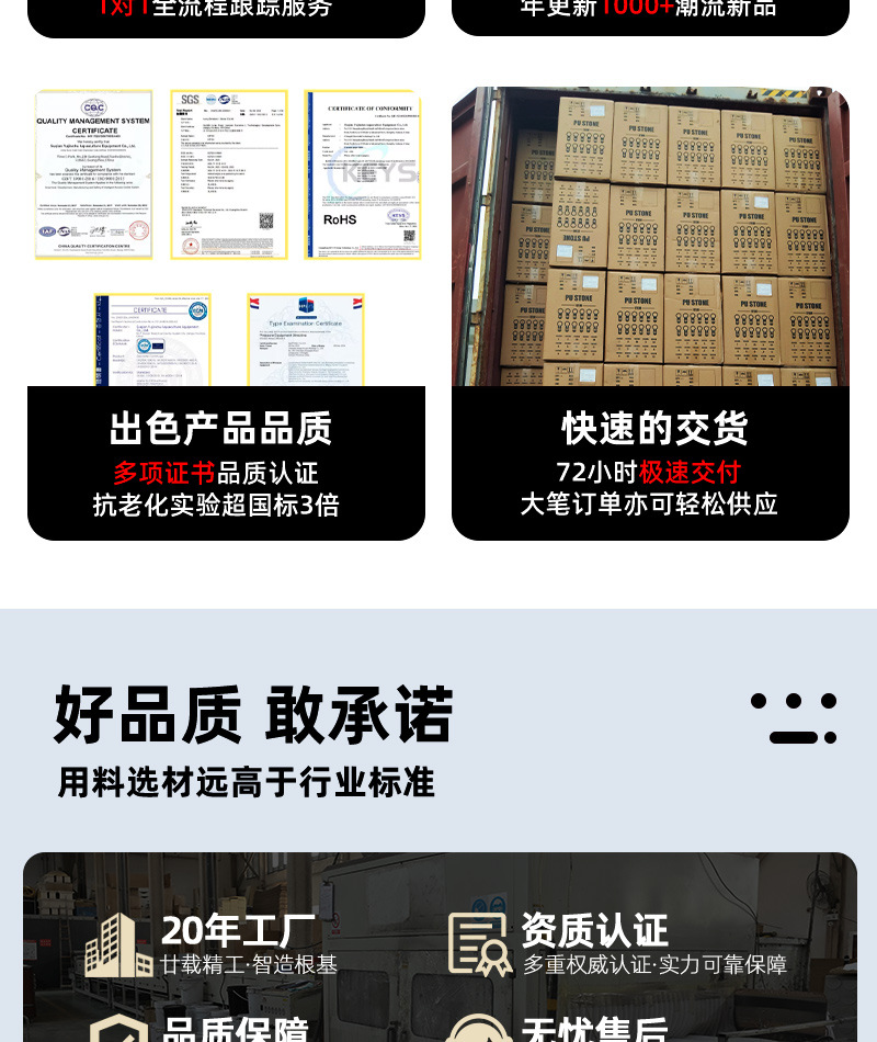 pu石皮加厚蘑菇石皮人造石批发仿真石轻质墙石柔性薄文化石石材详情4