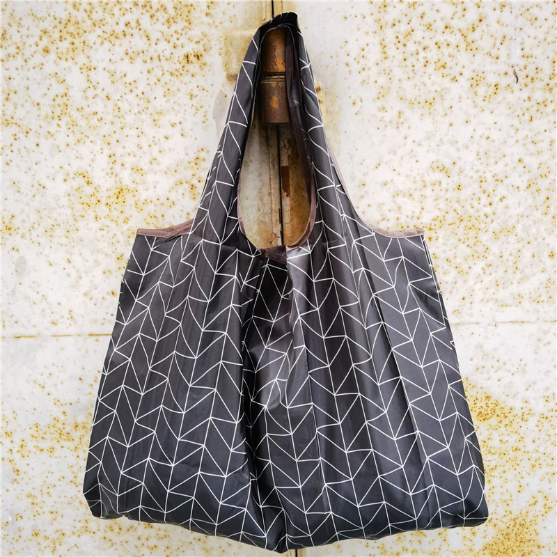 超大号卡通日本折叠环保购物袋防水尼龙买菜包收纳包米奇头手提袋详情11