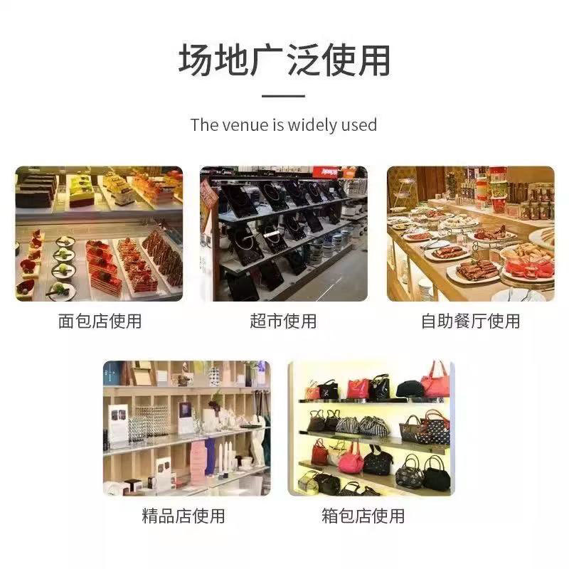 亚马逊亚克力双面可擦写价格牌黑色记录餐台迷你小黑板写字白板 餐厅标价留言板 桌面手写提示牌 生鲜果蔬标价展示台卡详情13