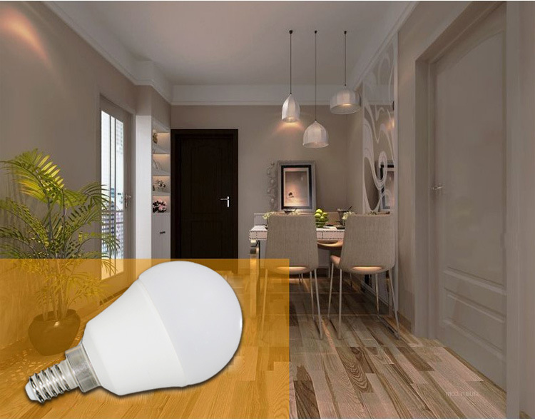 AKKOSTAR white LED bulb Lamp E27, five-watt matte texture metal base, flicker-free, high-brightness, energy-saving, remote control lighting decoration, available in two sizes pic 5