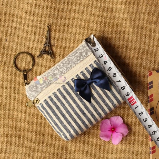 包邮小钱包零钱包韩国版拉链女式帆布艺可爱迷你硬币包耳机收纳袋详情14