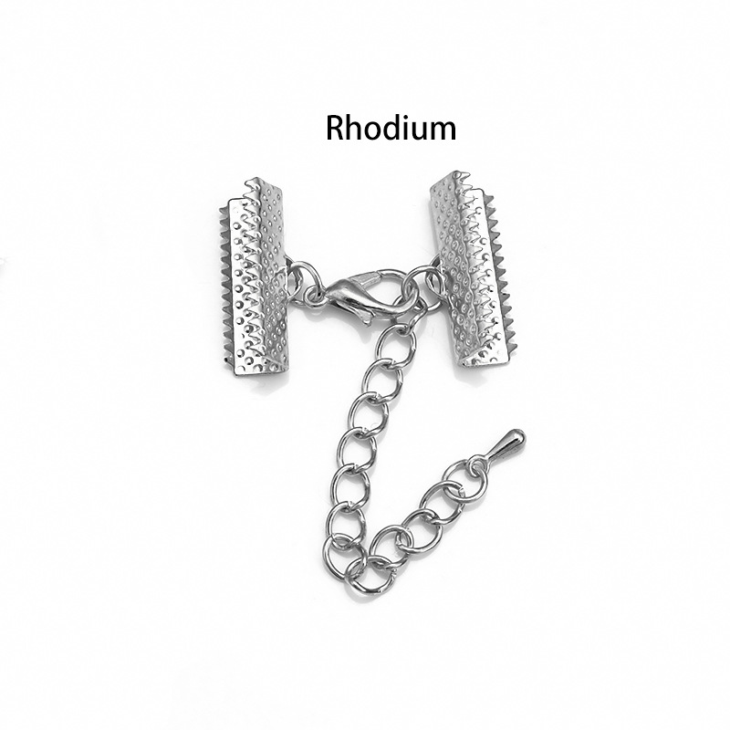 Horse clip buckle + lobster buckle, horse mouth clip, horse calf buckle, iron tail chain, 5cm long, lobster buckle 12mmdiy accessory pic 12