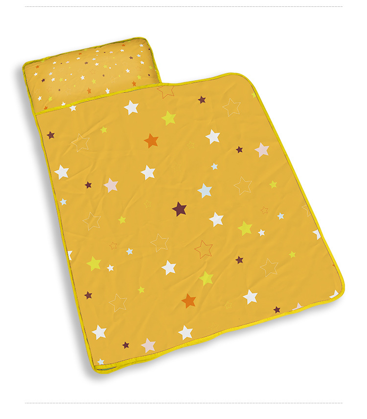 Customized kindergarten nap MATS, portable one-piece mattresses for children, and thickened cartoon printed sleeping bags for children to prevent catching a cold pic 15