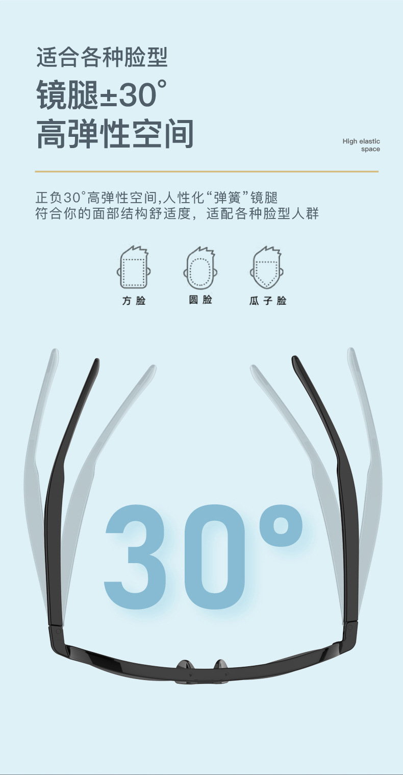 爱虎耳机运动防紫外线偏光蓝牙眼镜无线耳机墨镜百搭脸型通用商务驾驶眼镜详情11
