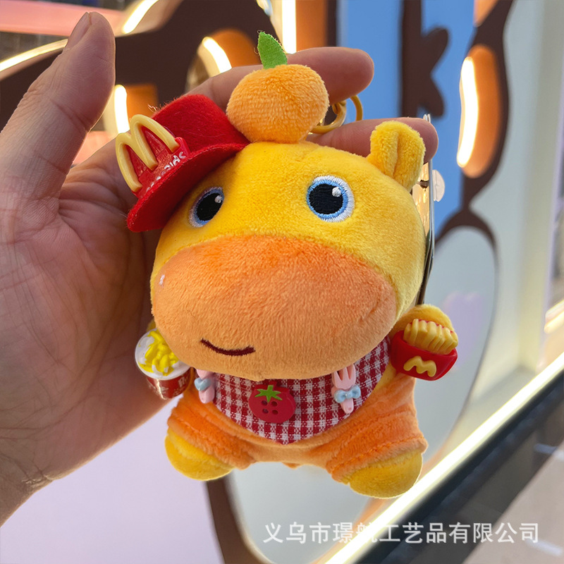 New cute and cartoonish capybara costume doll backpack pendant, Ins-style doll pendant, keychain as a gift for others pic 7