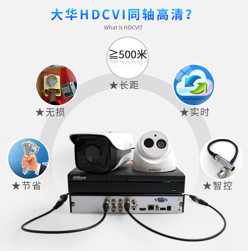 大华dahua双盘位模拟高清同轴硬盘录像监控主机8路安防HCVR5208A详情3