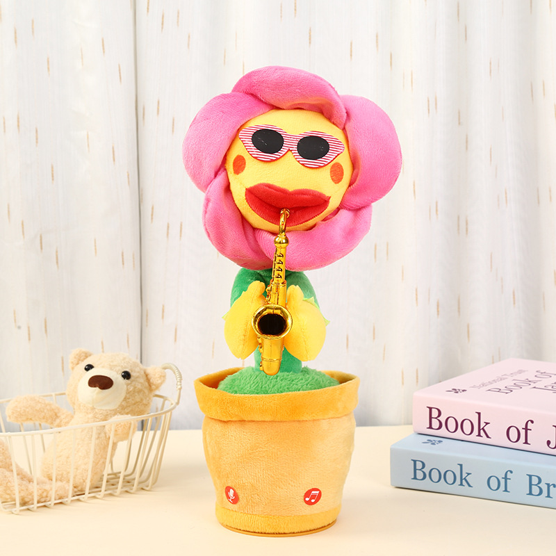 潮流电动公仔伴飞小鸟章鱼形象学说话积木赛车玩具儿童益智趣味玩具详情3