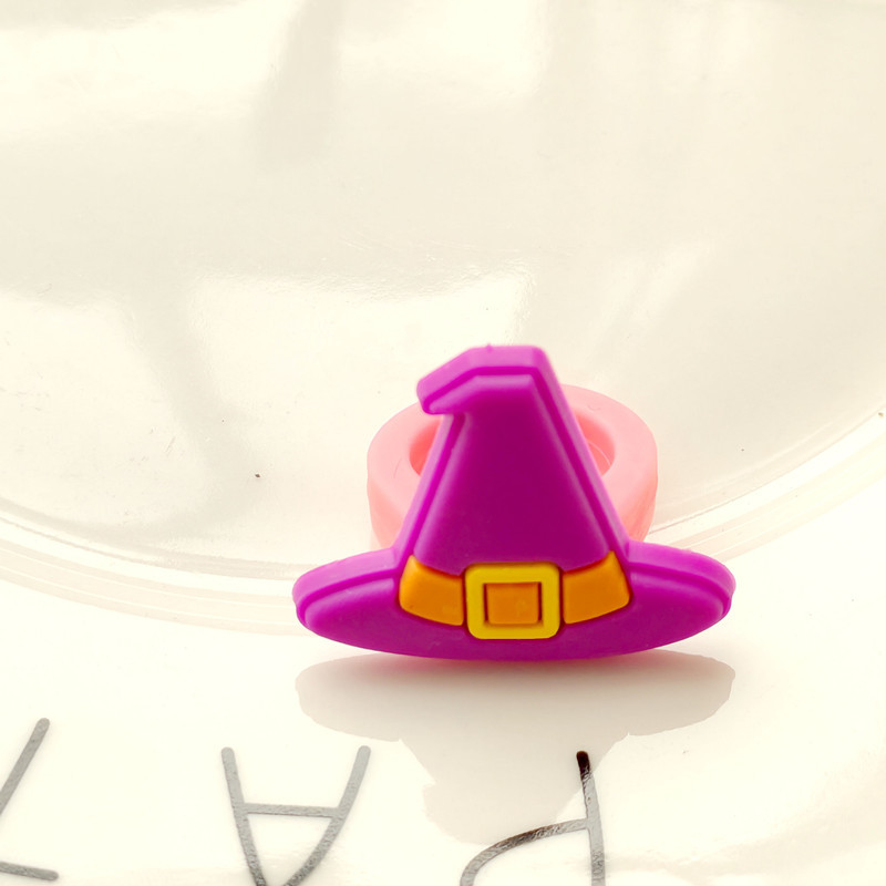 2025新款pvc儿童卡通戒指韩版diy戒子硅胶指环 万圣节节派对戒现详情3