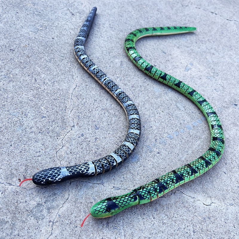木制圆头蛇仿真眼镜蛇50-60-70cm木头蛇地摊热销整蛊玩具蛇批发详情8